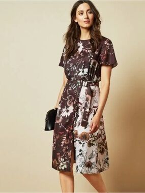 ted baker faux leather dress LABASA